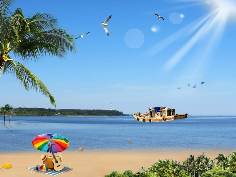 Beach Scenery 2 Wallpaper AJ Wallpaper