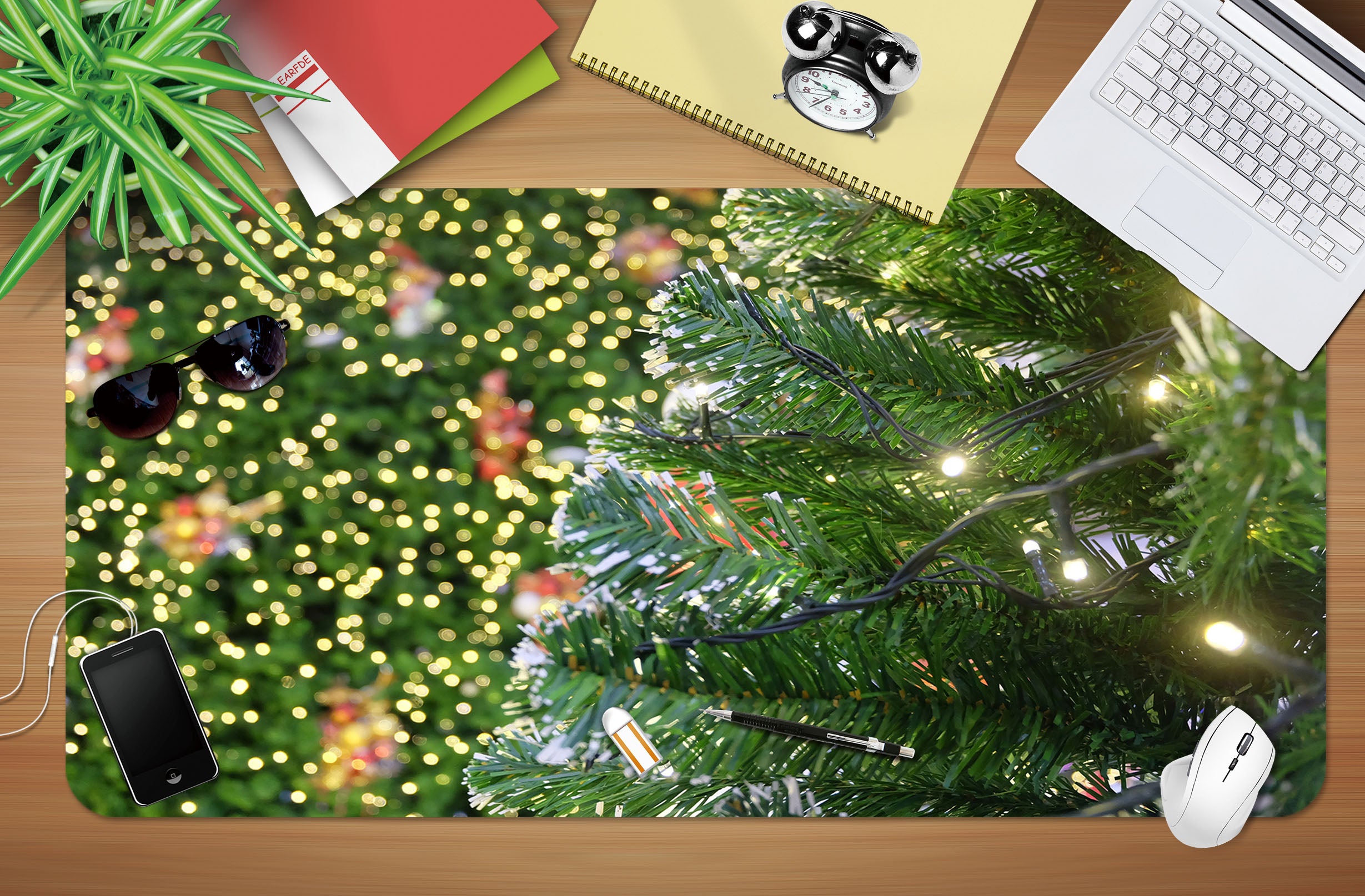 3D Tree 53209 Christmas Desk Mat Xmas