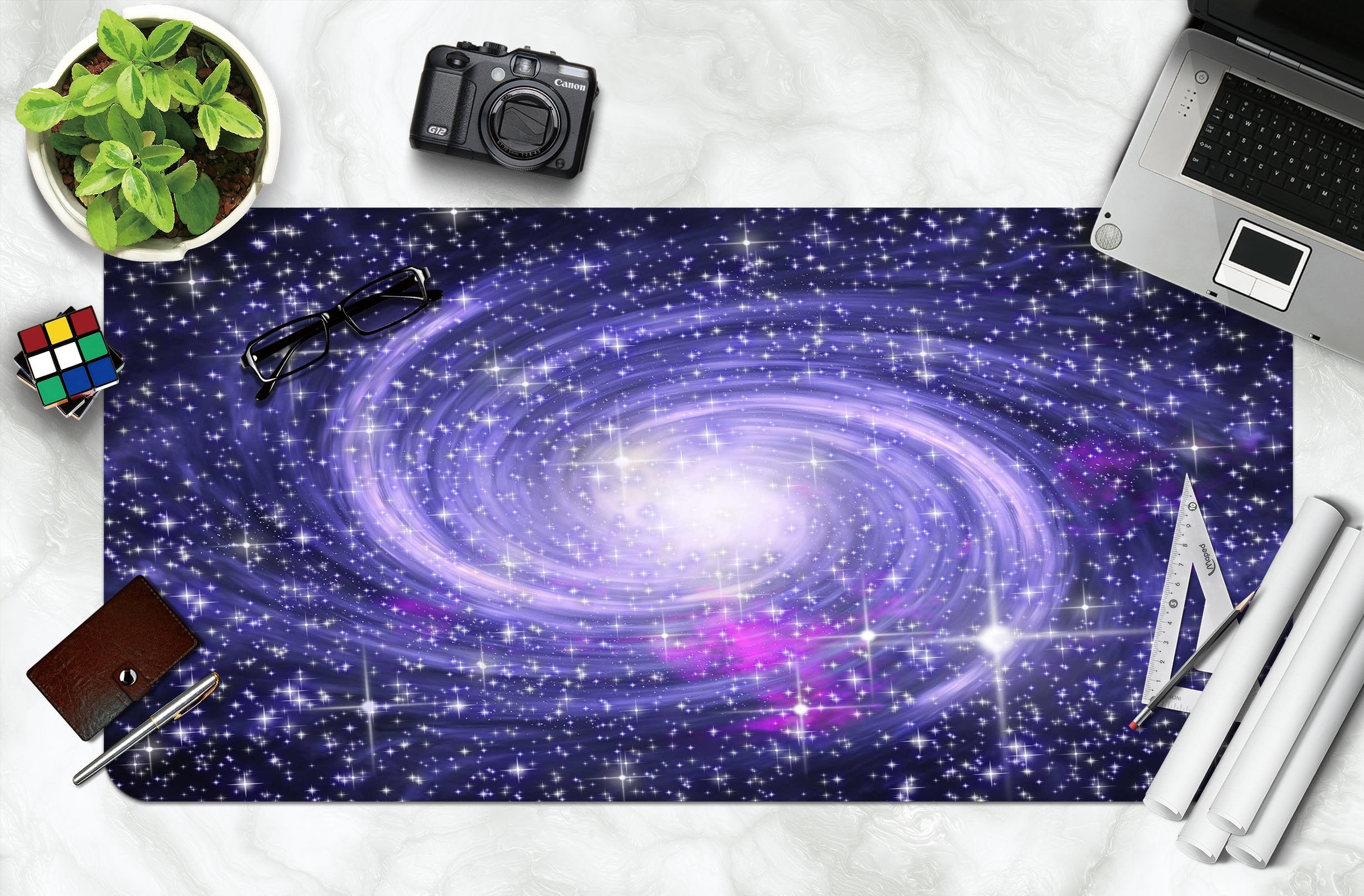 3D Whirlpool Stars 012 Desk Mat Mat AJ Creativity Home