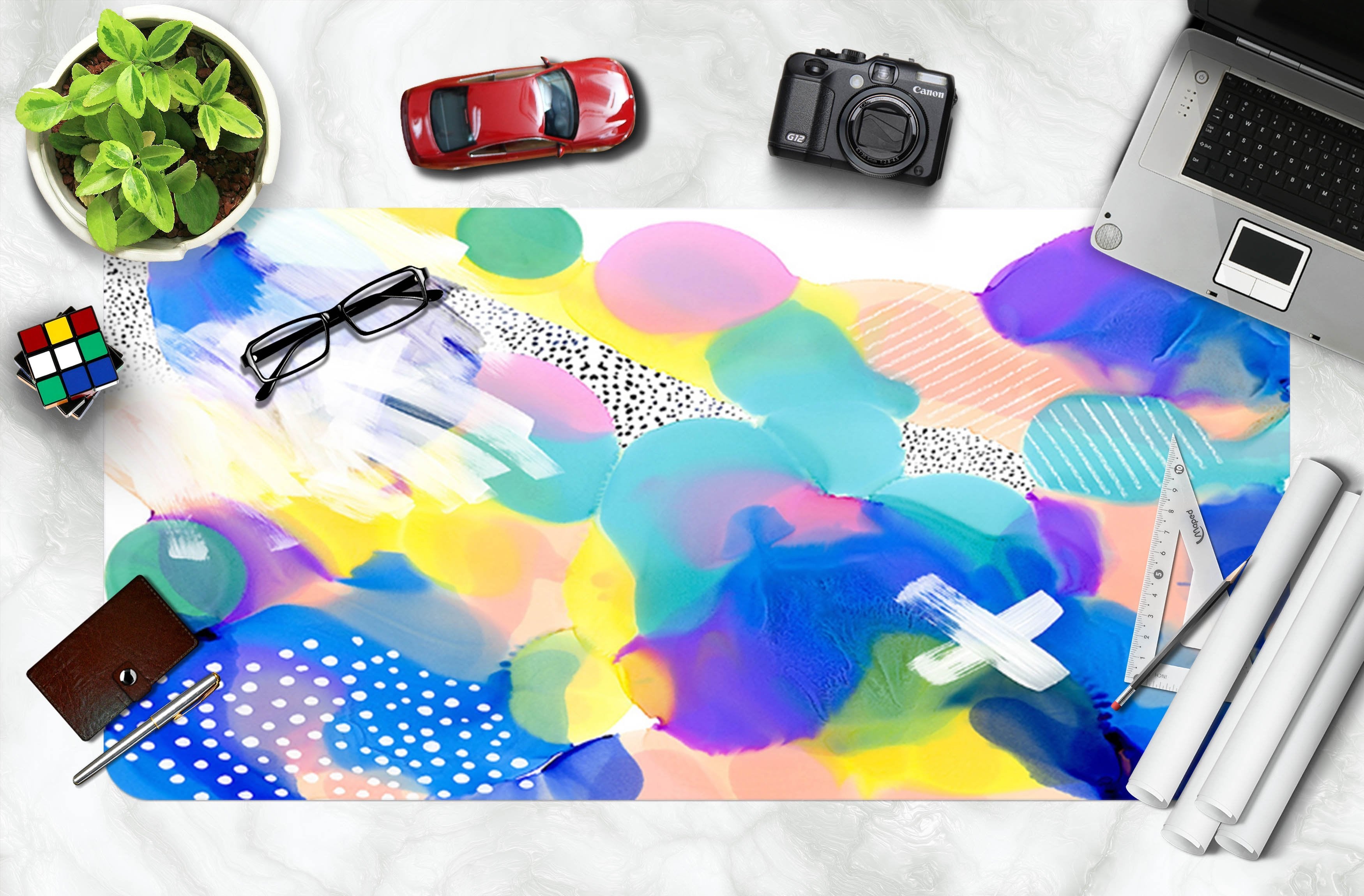 3D Painting Doodle 092 Desk Mat Mat AJ Creativity Home