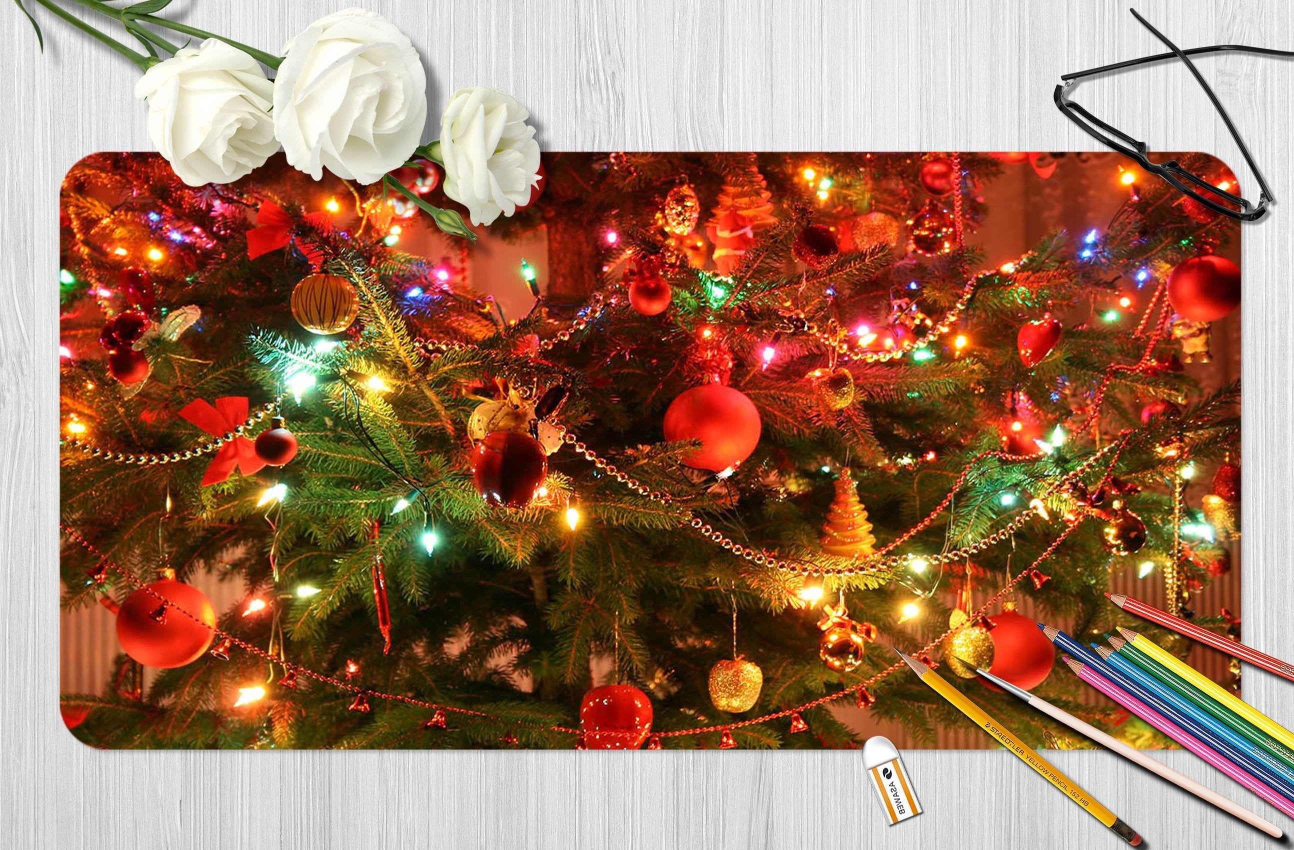 3D Shiny Ornaments 046 Desk Mat Mat AJ Creativity Home