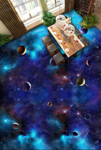 3D Vast Sky 035 Floor Mural Wallpaper AJ Wallpaper 2