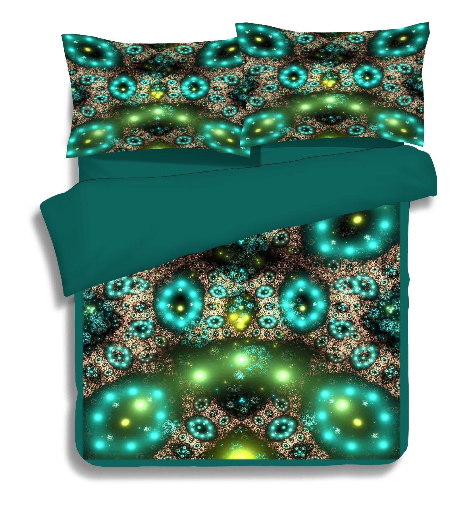 3D Fireflies Circle 010 Bed Pillowcases Quilt Wallpaper AJ Wallpaper
