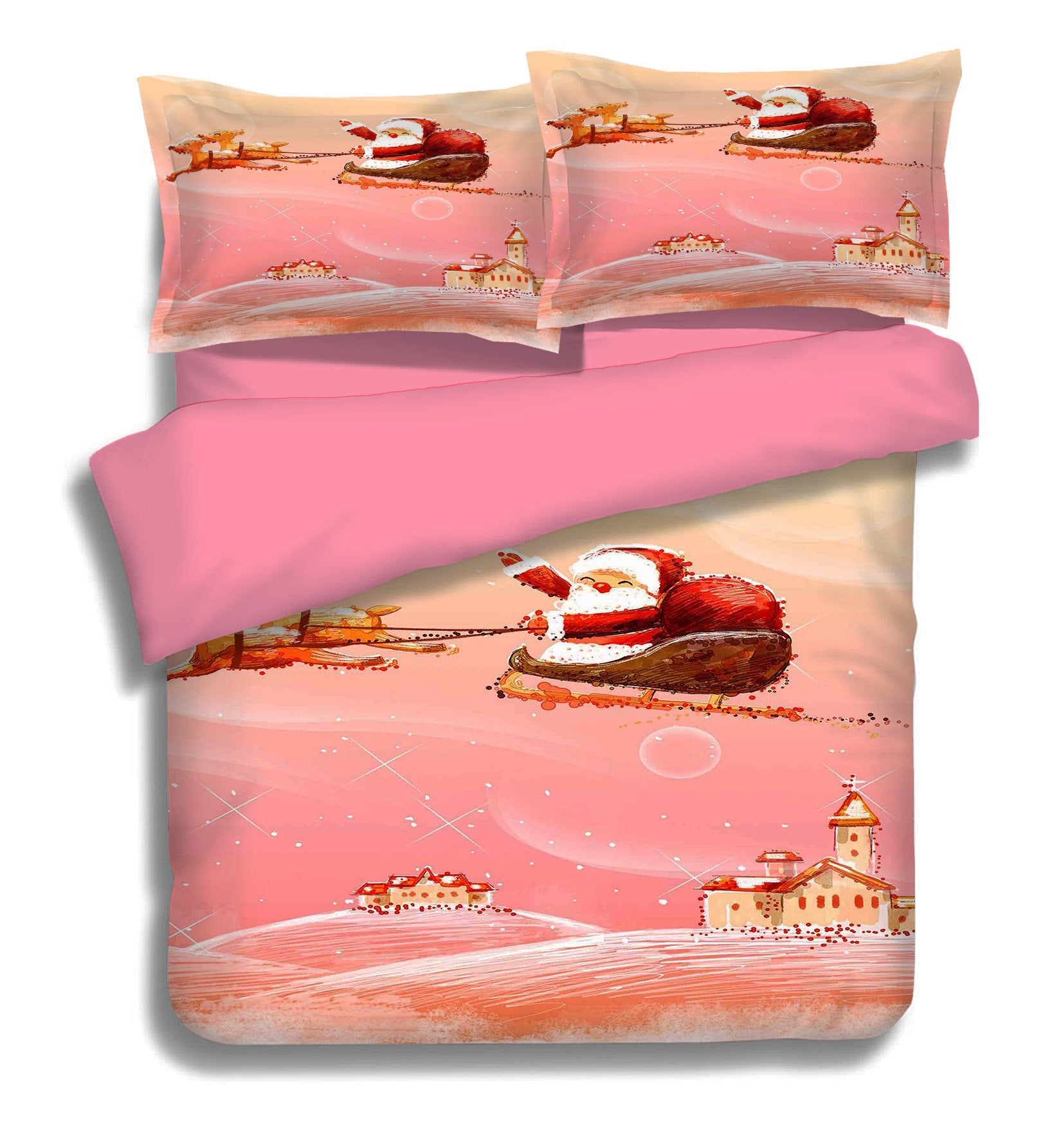 3D Christmas Gift 030 Bed Pillowcases Quilt Wallpaper AJ Wallpaper