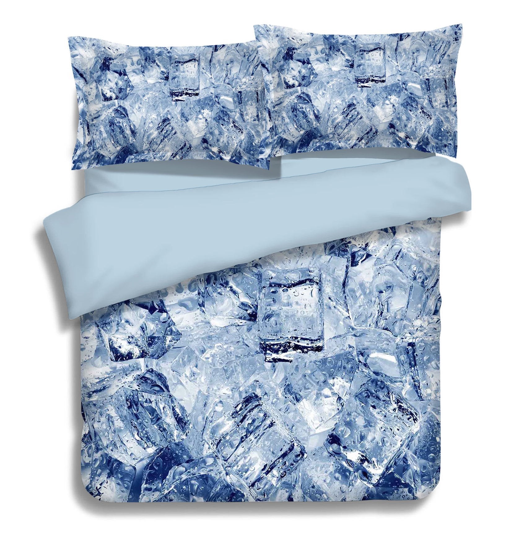 3D Ice Cubes 253 Bed Pillowcases Quilt Wallpaper AJ Wallpaper