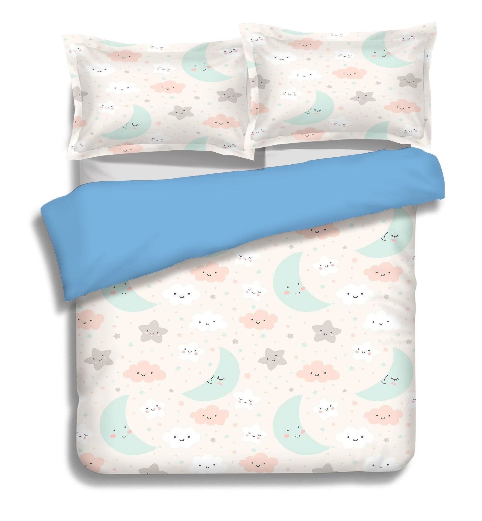 3D Moon Pattern 076 Bed Pillowcases Quilt Wallpaper AJ Wallpaper