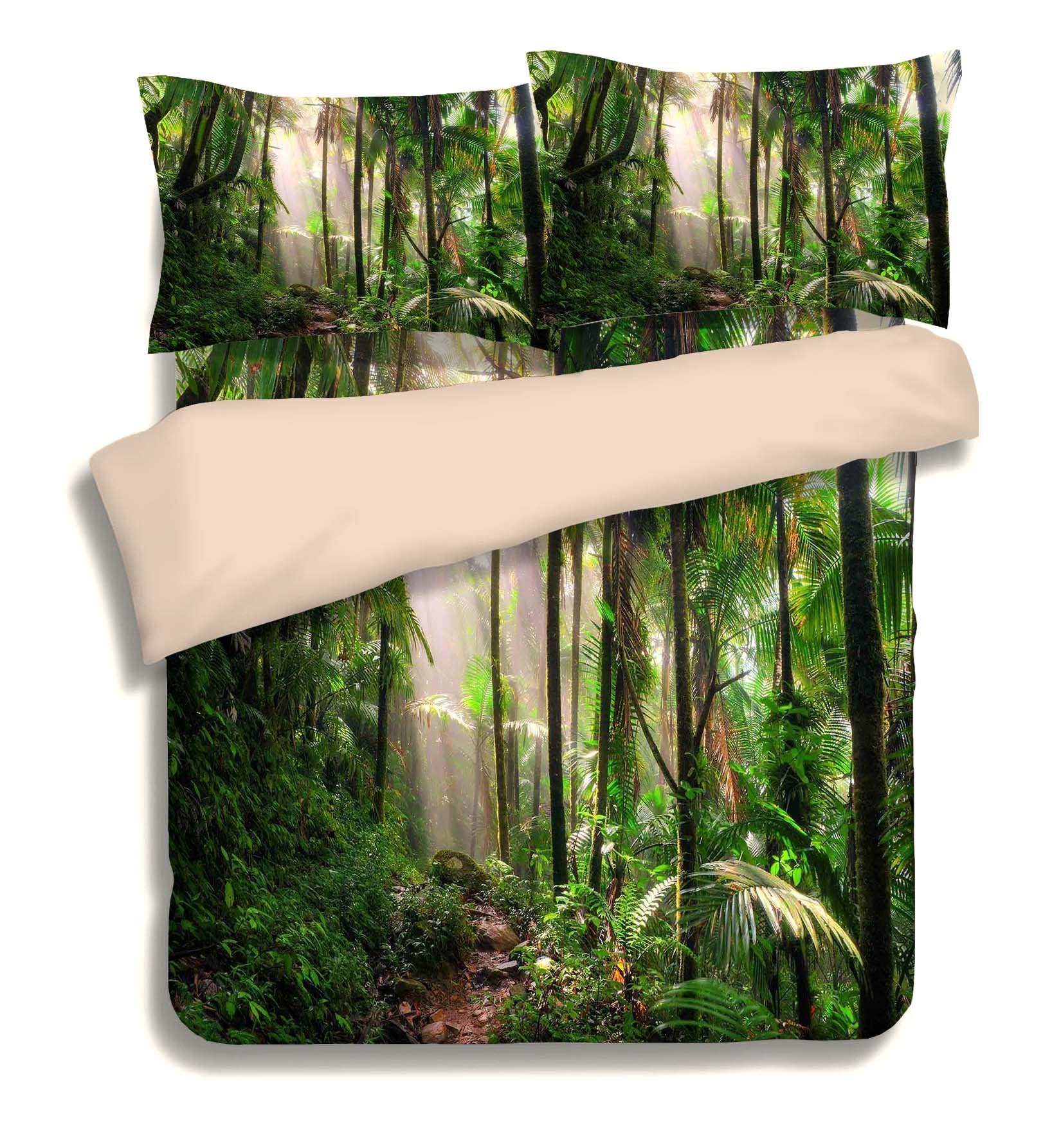 3D Rainforest 26 Bed Pillowcases Quilt Wallpaper AJ Wallpaper