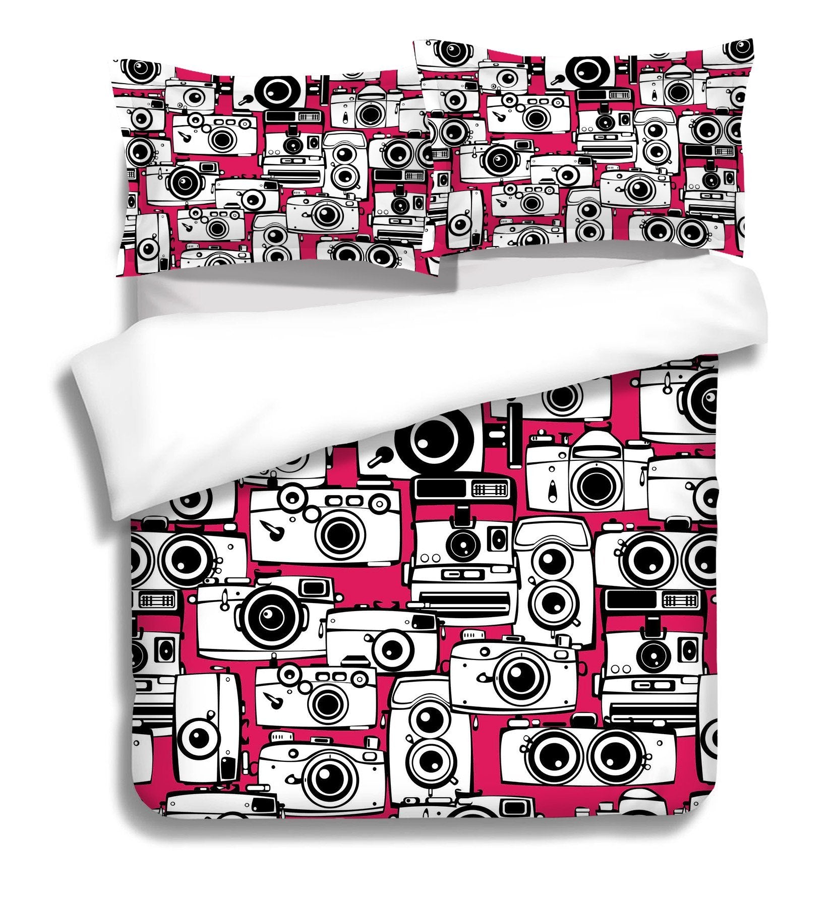 3D Camera Telescope 023 Bed Pillowcases Quilt Wallpaper AJ Wallpaper