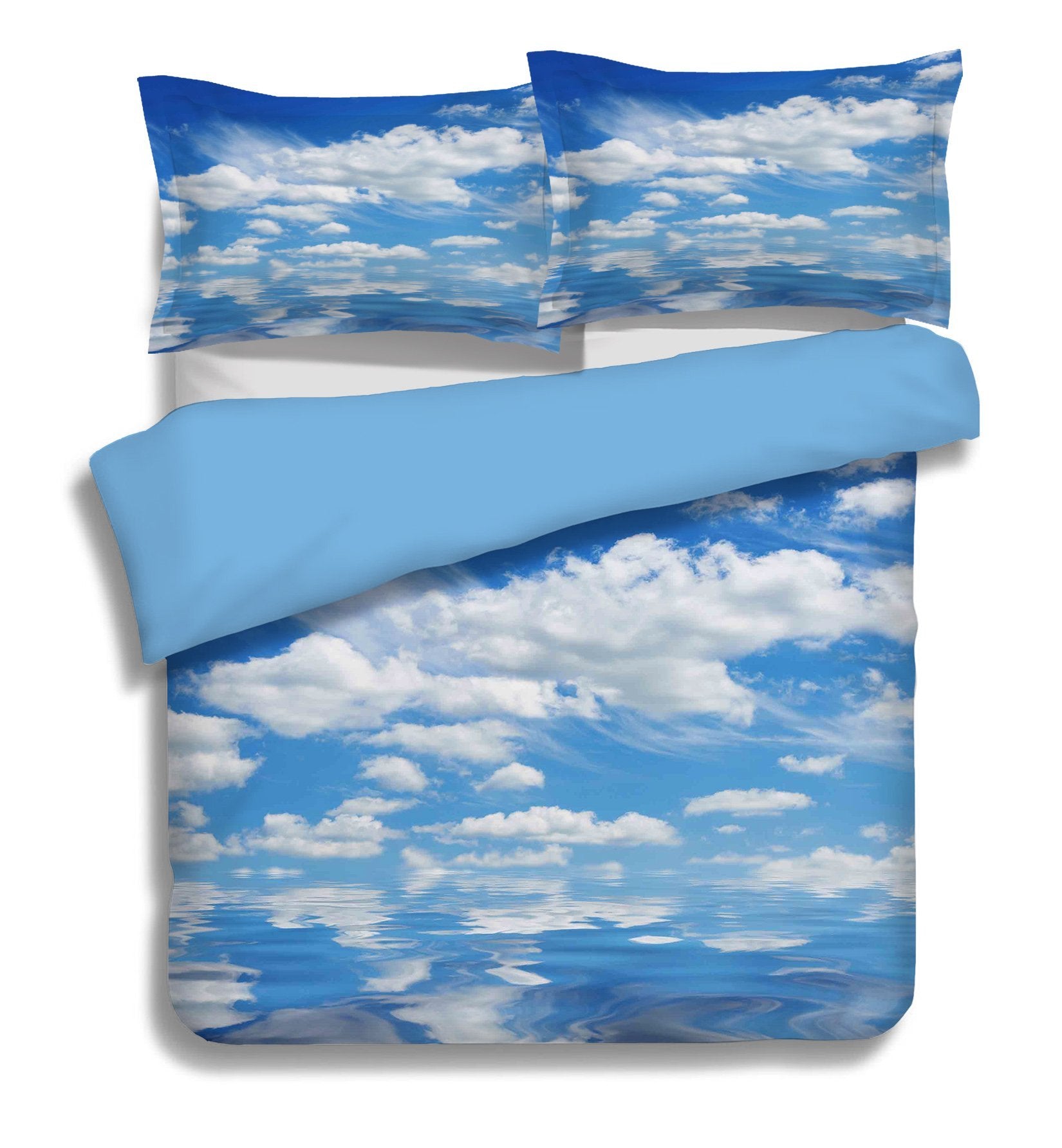3D Sky Cloud 092 Bed Pillowcases Quilt Wallpaper AJ Wallpaper