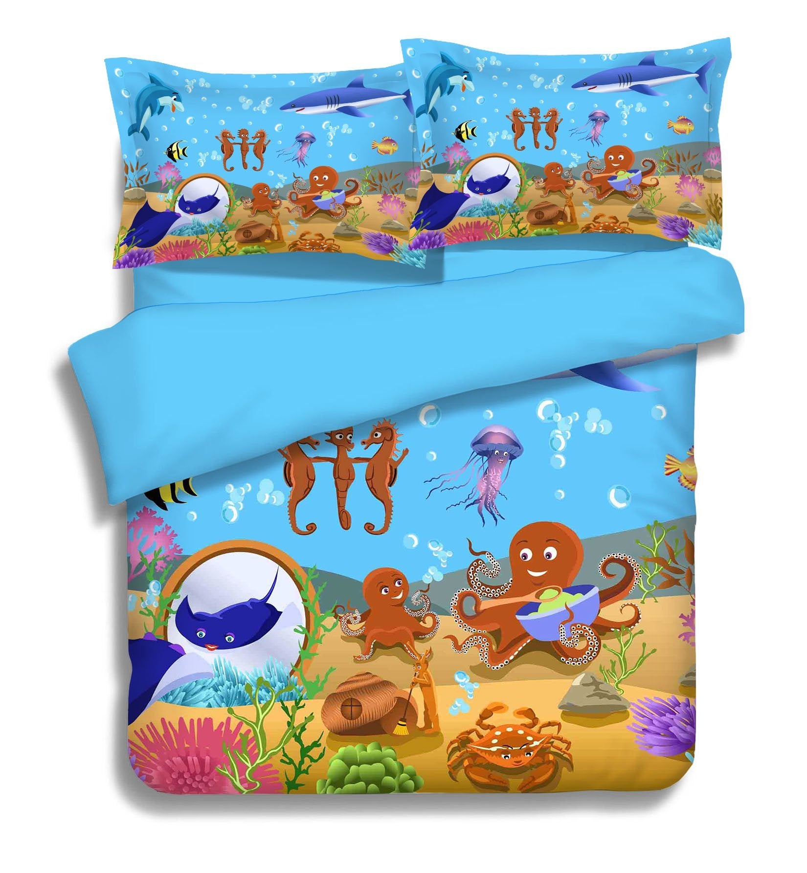 3D Lovely Ocean World 138 Bed Pillowcases Quilt Wallpaper AJ Wallpaper