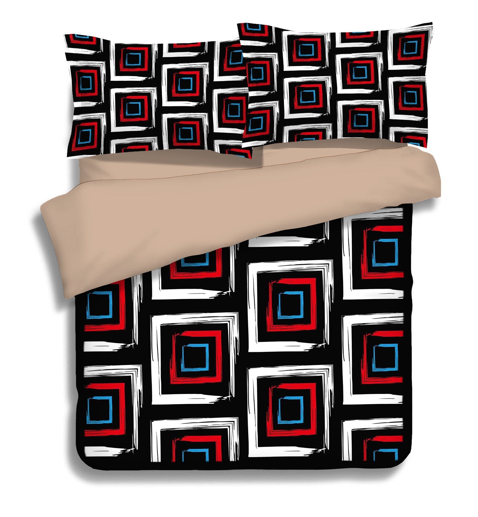 3D Square Frame 096 Bed Pillowcases Quilt Wallpaper AJ Wallpaper