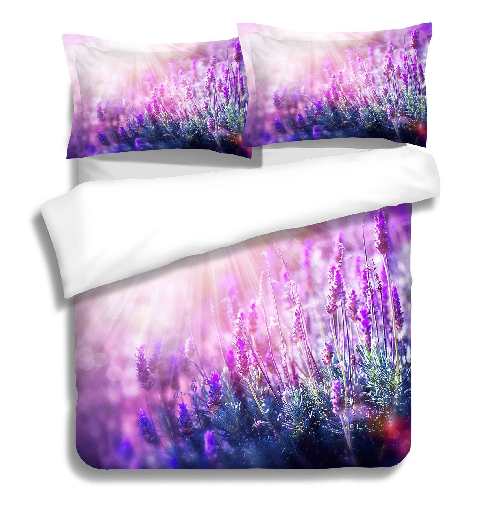 3D Sunlight Violet 128 Bed Pillowcases Quilt Wallpaper AJ Wallpaper