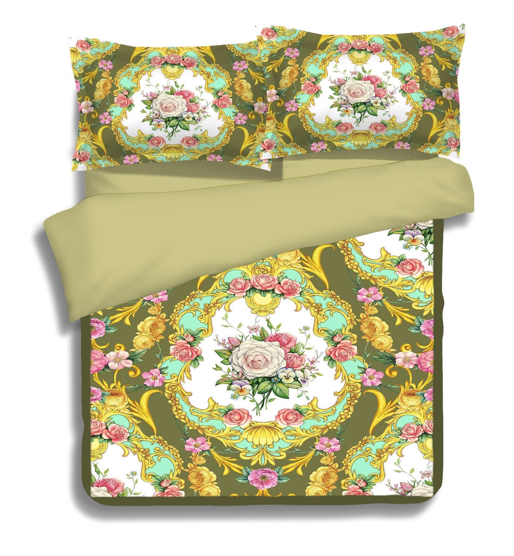 3D White Flowers 155 Bed Pillowcases Quilt Wallpaper AJ Wallpaper