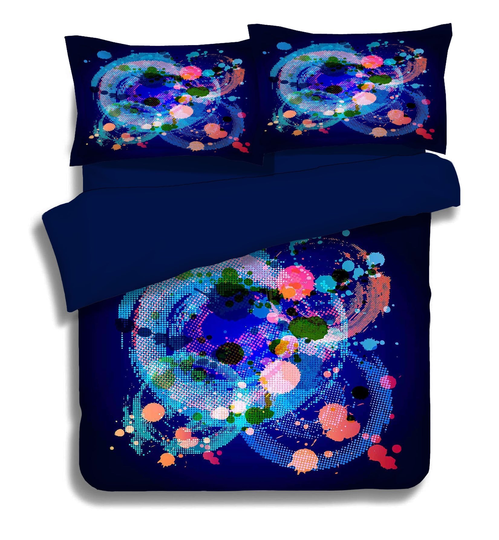 3D Ink Point 075 Bed Pillowcases Quilt Wallpaper AJ Wallpaper