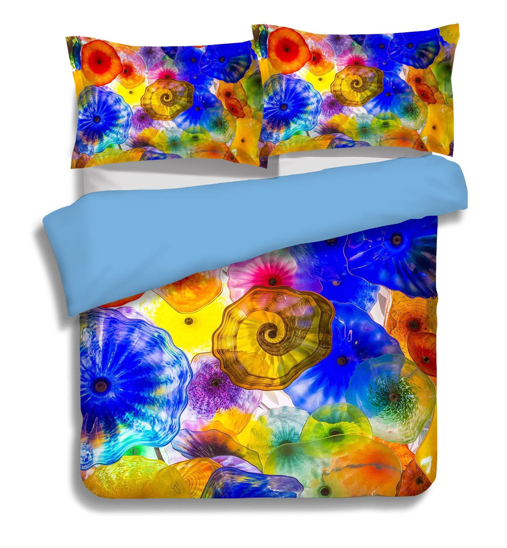 3D Color Transparent 232 Bed Pillowcases Quilt Wallpaper AJ Wallpaper