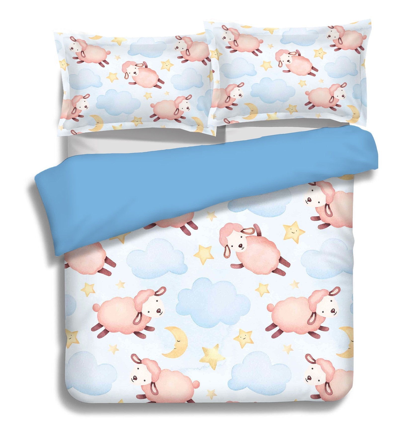 3D Red Ssheep 056 Bed Pillowcases Quilt Wallpaper AJ Wallpaper