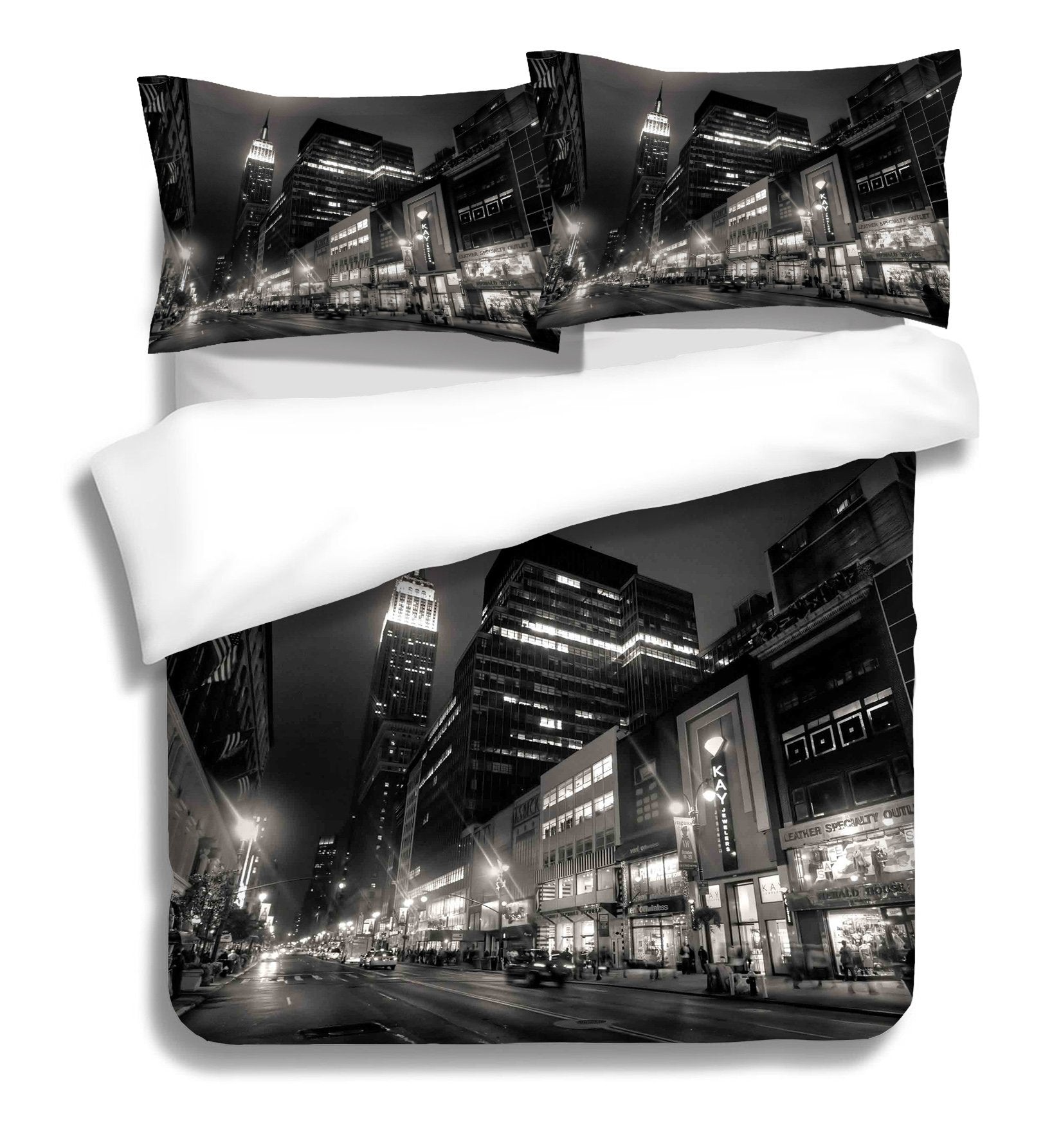 3D Night City 091 Bed Pillowcases Quilt Wallpaper AJ Wallpaper