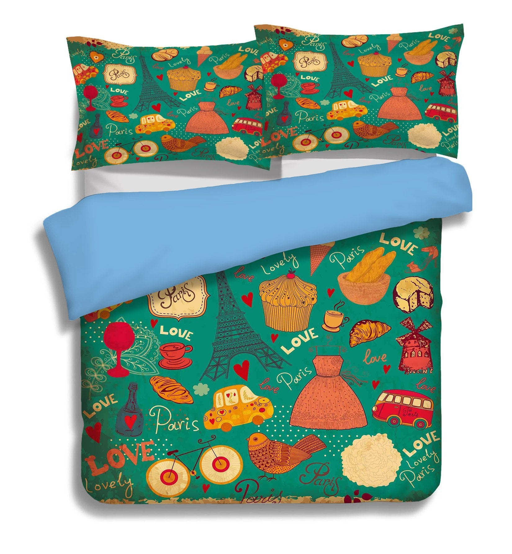 3D Clothes Bread 019 Bed Pillowcases Quilt Wallpaper AJ Wallpaper