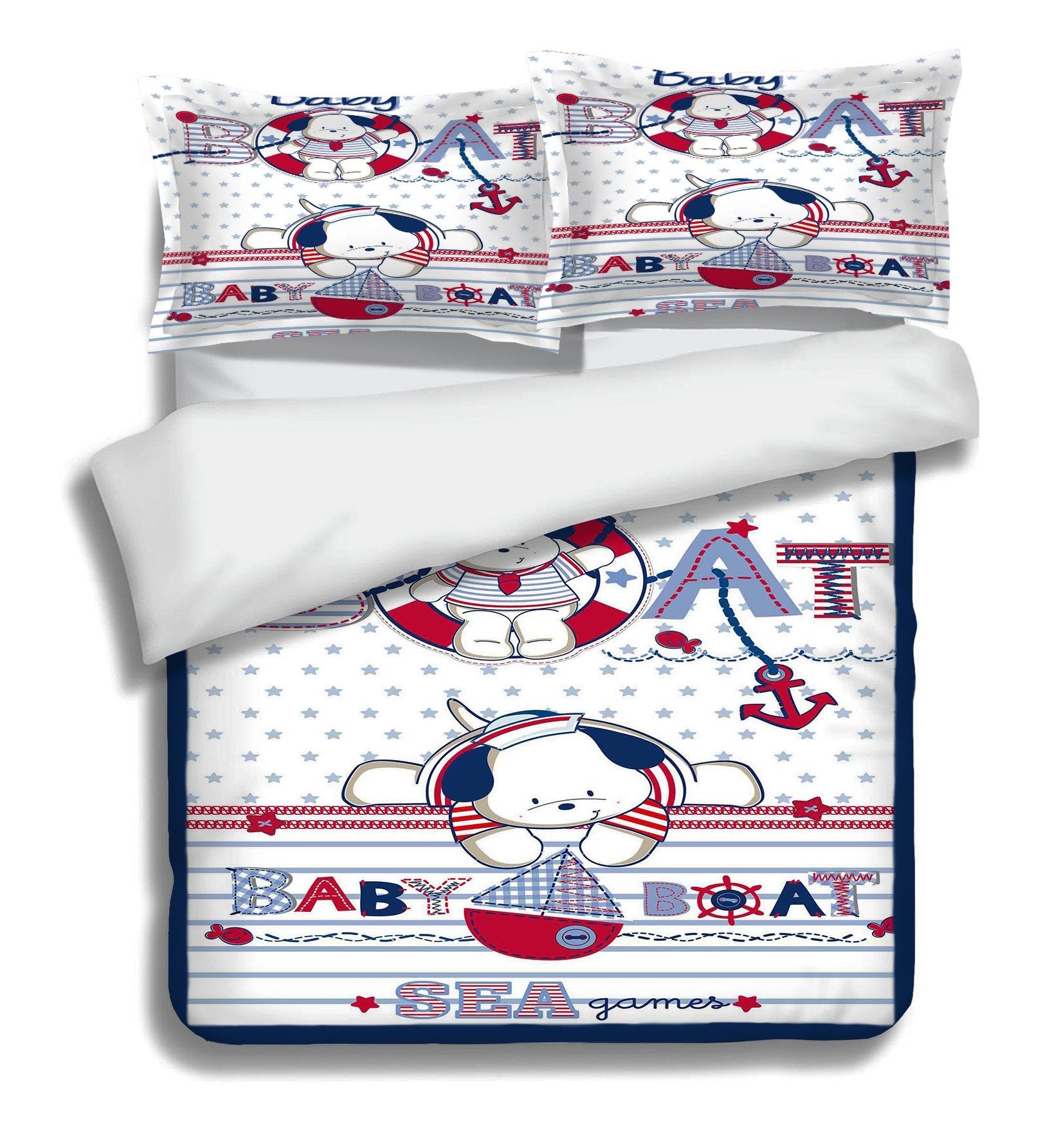 3D Cartoon Bear 084 Bed Pillowcases Quilt Wallpaper AJ Wallpaper