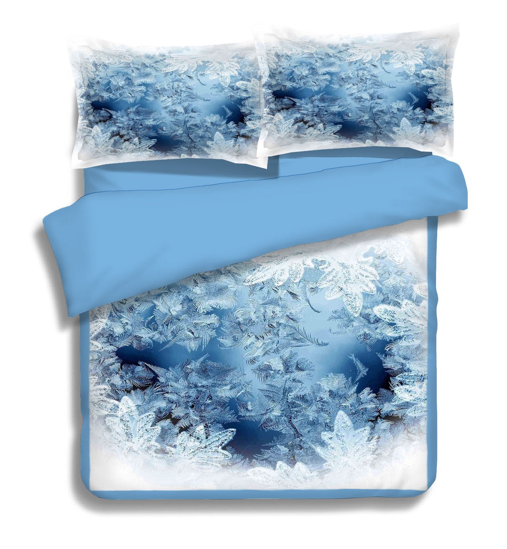 3D Ice Flower 166 Bed Pillowcases Quilt Wallpaper AJ Wallpaper