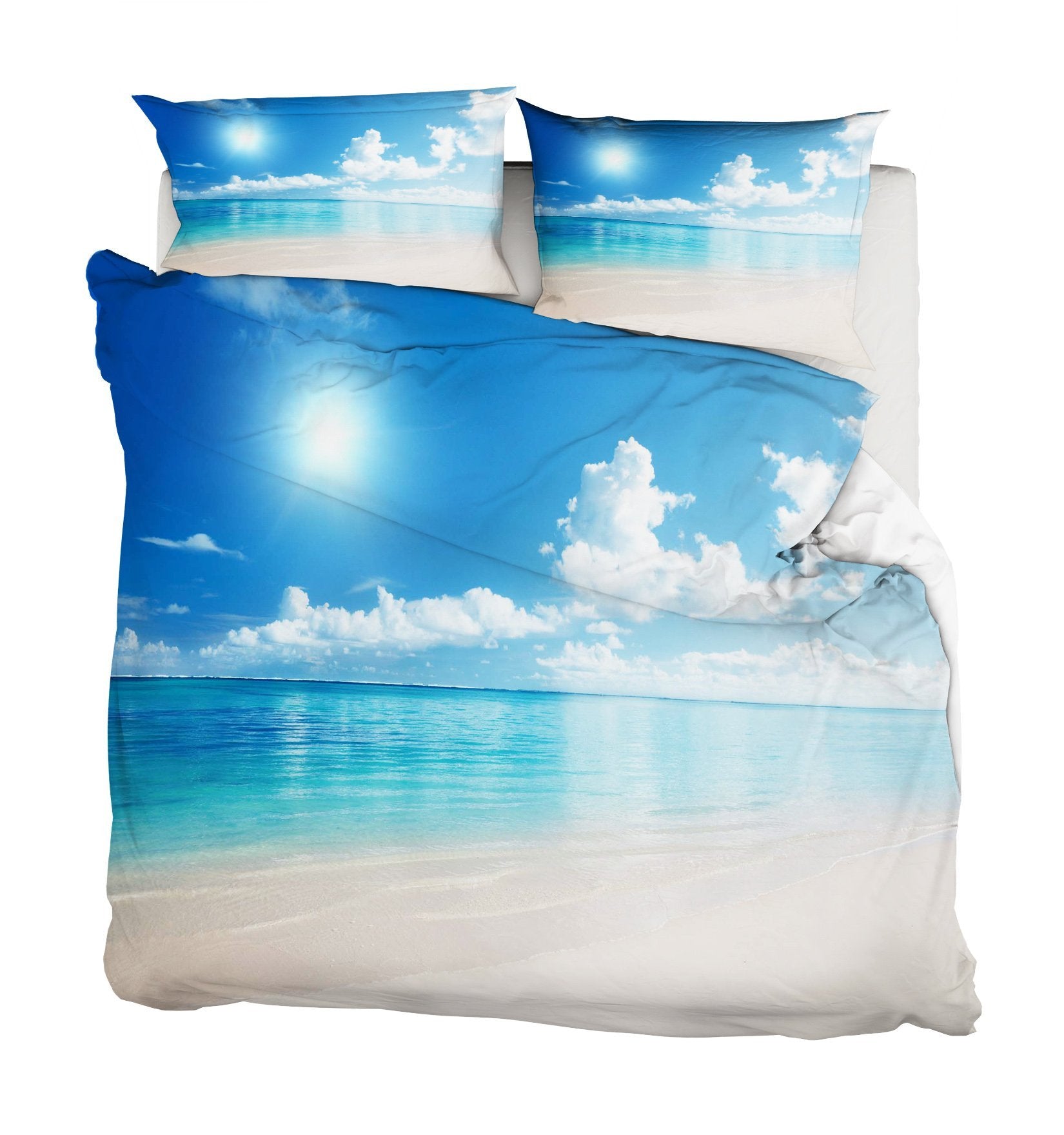 3D Calm Seaside 089 Bed Pillowcases Quilt Wallpaper AJ Wallpaper