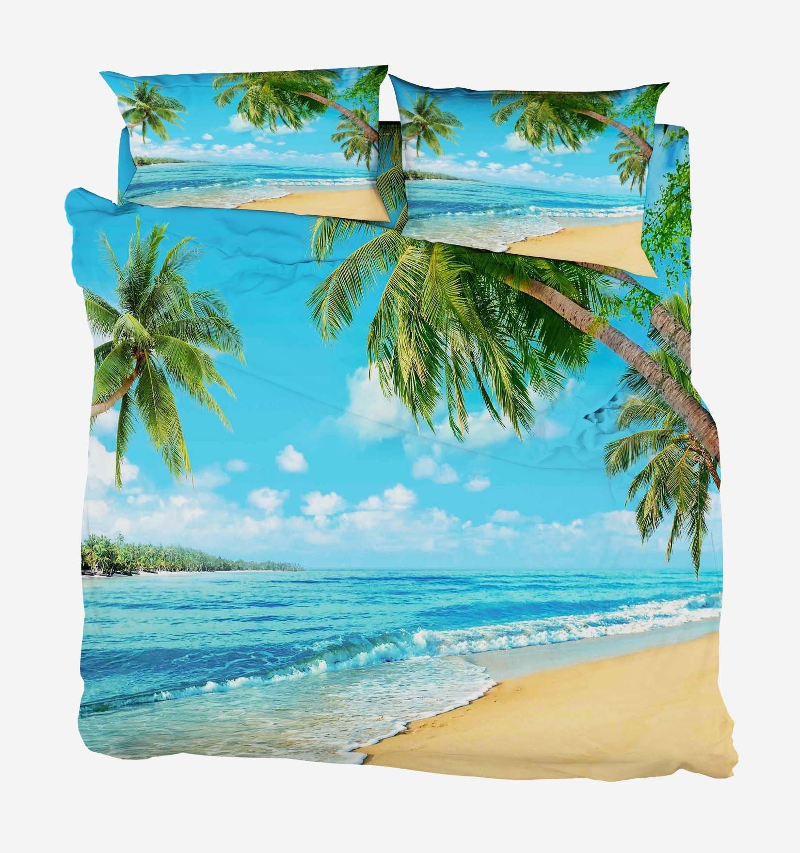 3D Blue Sea Scenery 27 Bed Pillowcases Quilt Wallpaper AJ Wallpaper