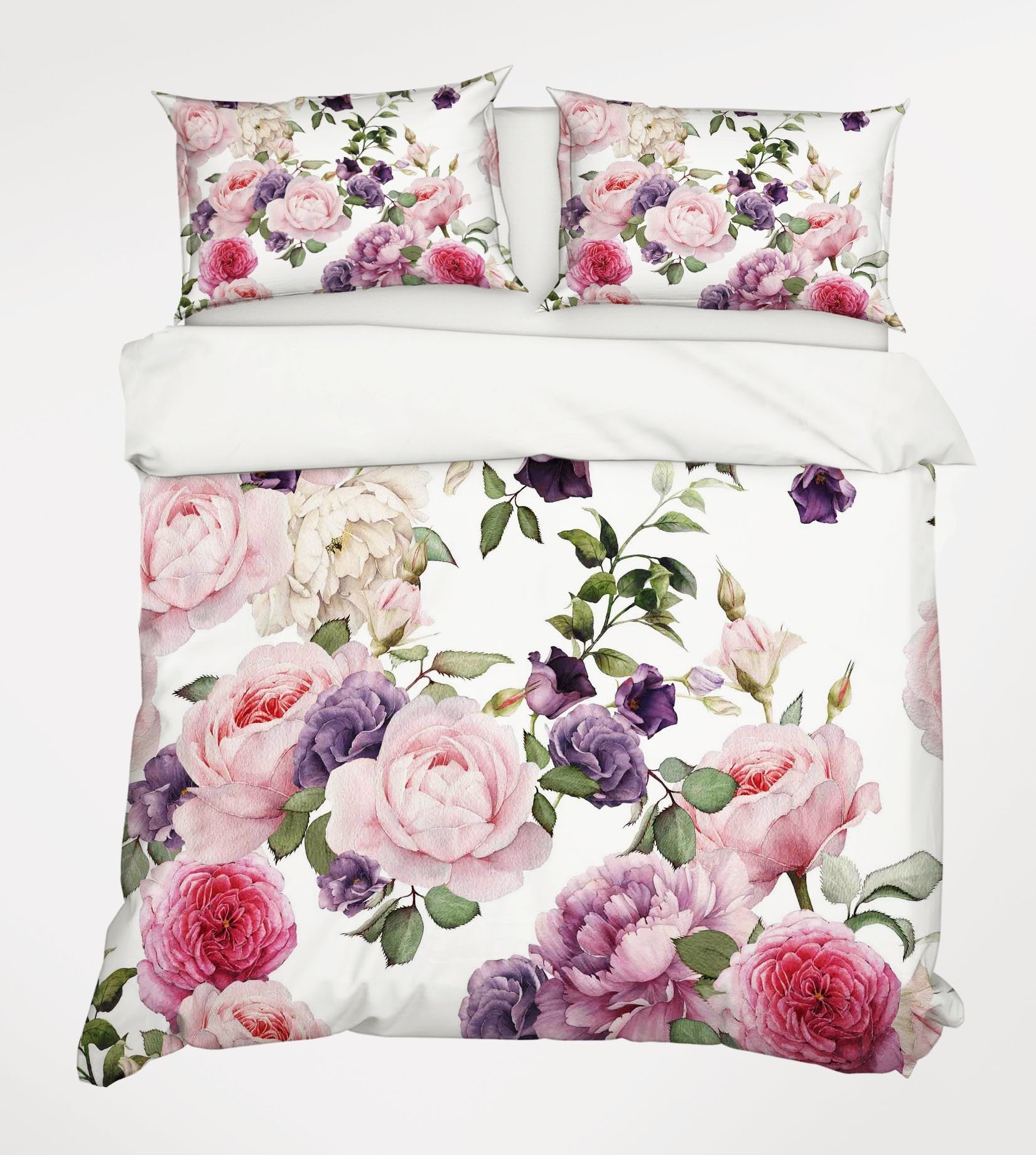 3D Camellia Flowers 195 Bed Pillowcases Quilt Wallpaper AJ Wallpaper