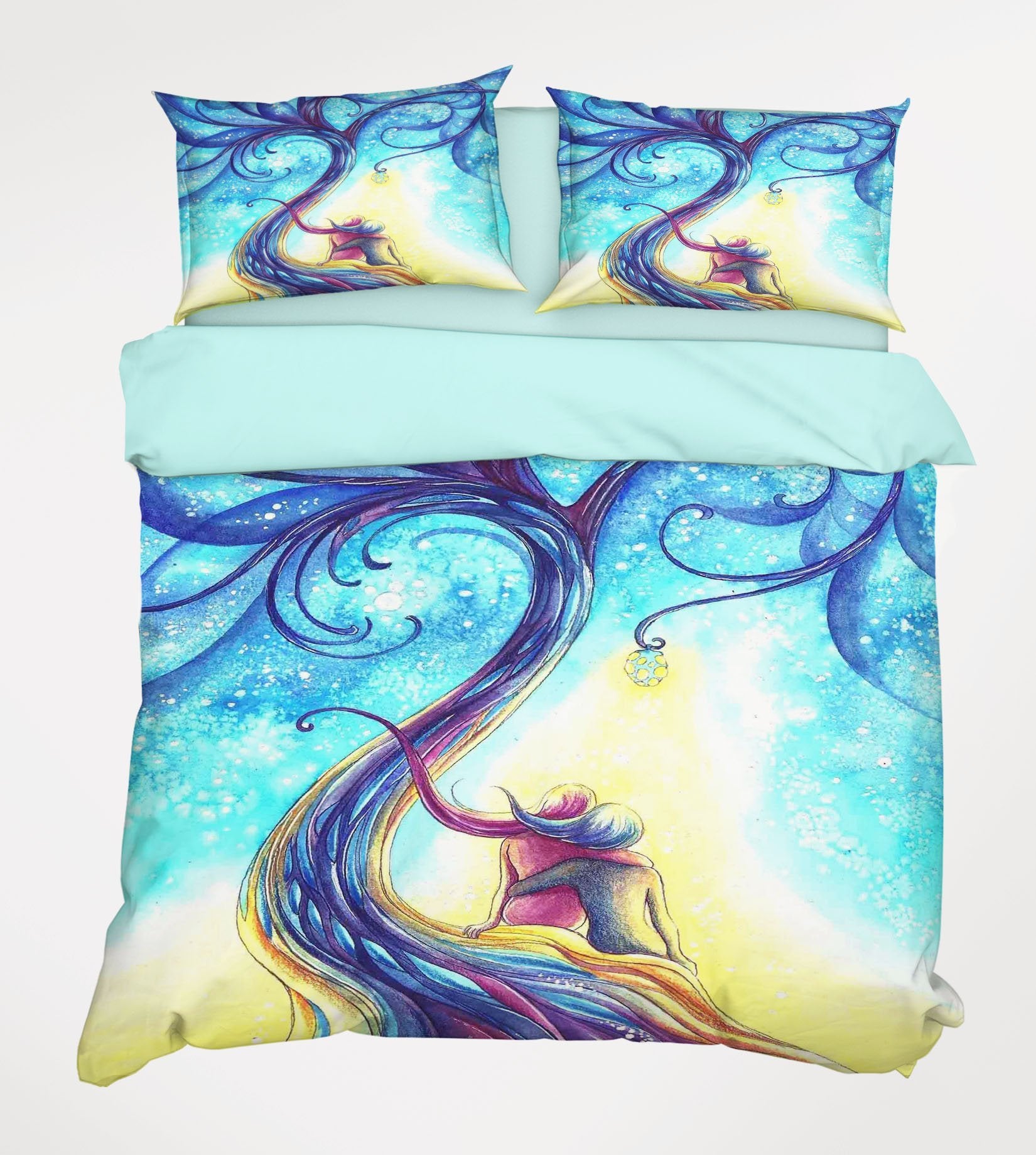 3D Magic Tree 345 Bed Pillowcases Quilt Wallpaper AJ Wallpaper