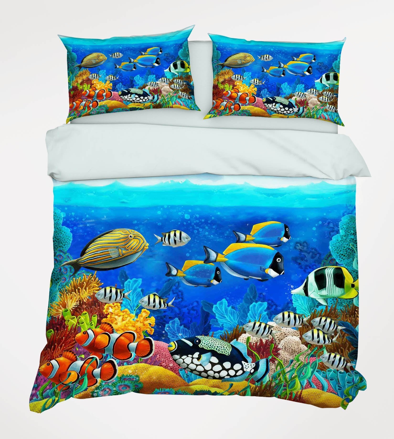 3D Bright Ocean World 246 Bed Pillowcases Quilt Wallpaper AJ Wallpaper