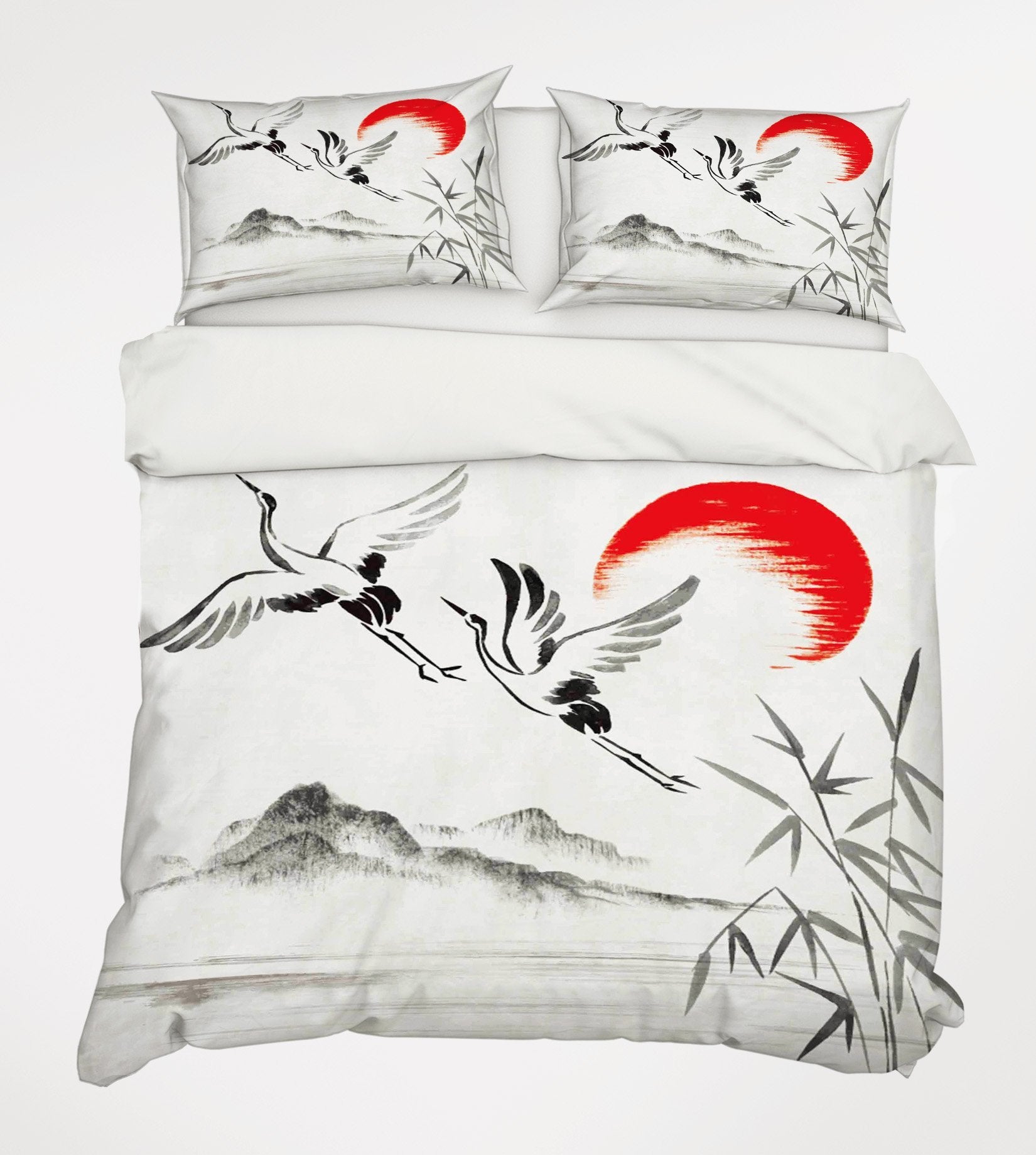 3D Flying Birds Painting 200 Bed Pillowcases Quilt Wallpaper AJ Wallpaper