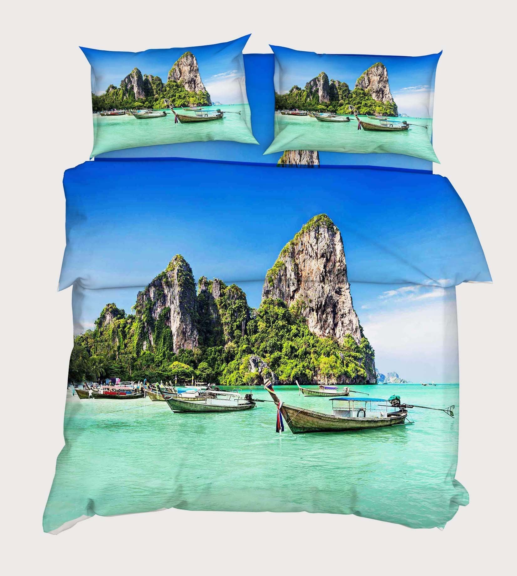 3D Sea Scenery 78 Bed Pillowcases Quilt Wallpaper AJ Wallpaper