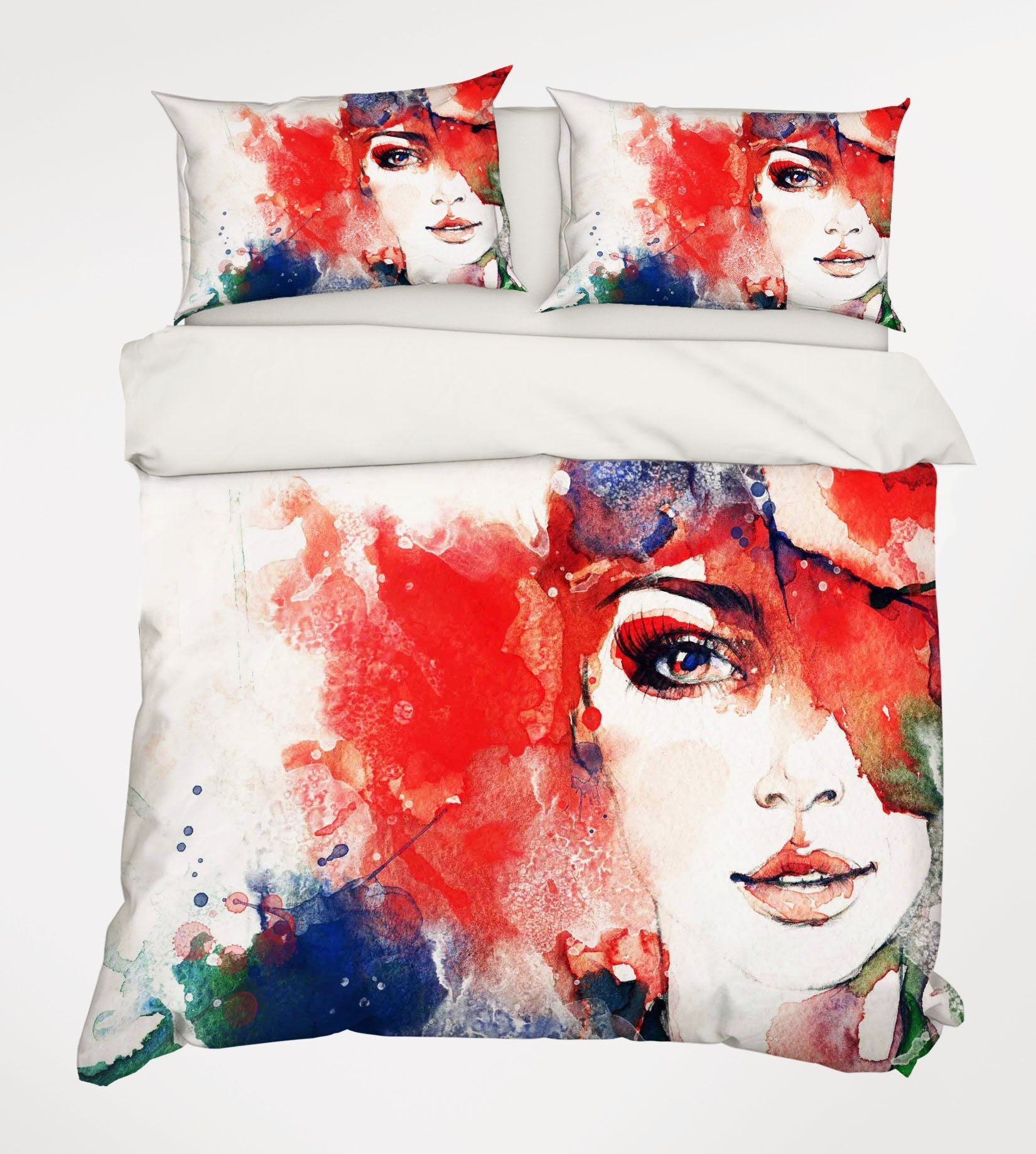 3D Graffiti Woman 137 Bed Pillowcases Quilt Wallpaper AJ Wallpaper