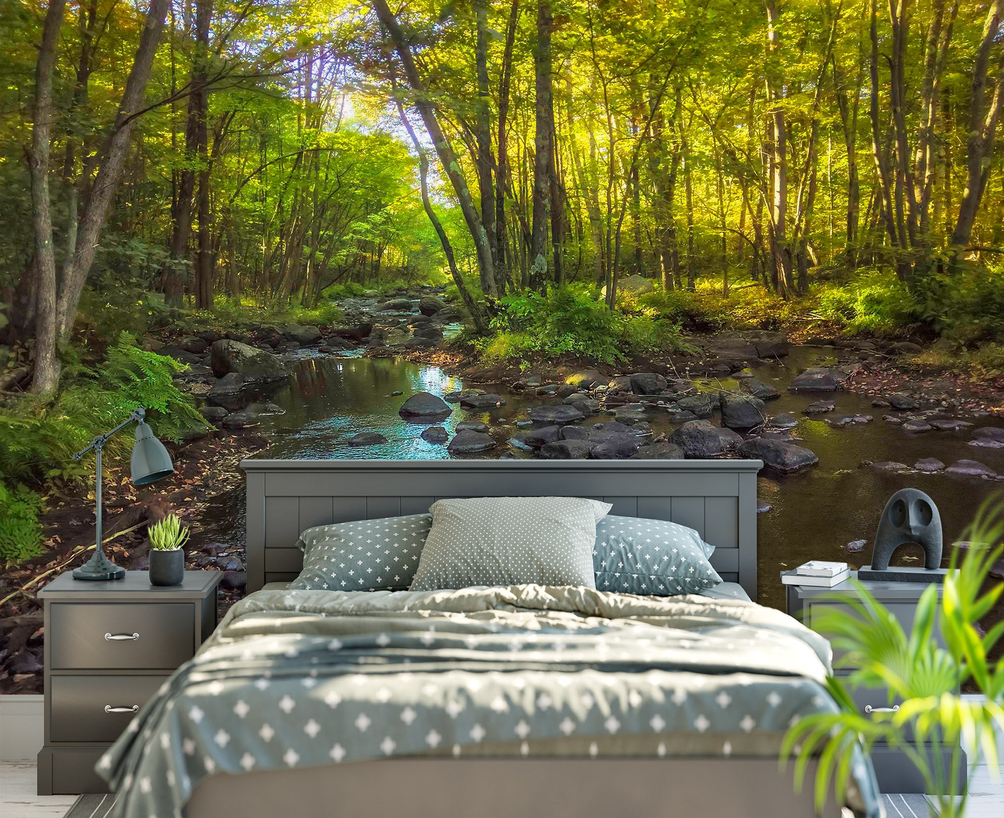 3D Autumn Forest 115 Jerry LoFaro Wall Mural Wall Murals