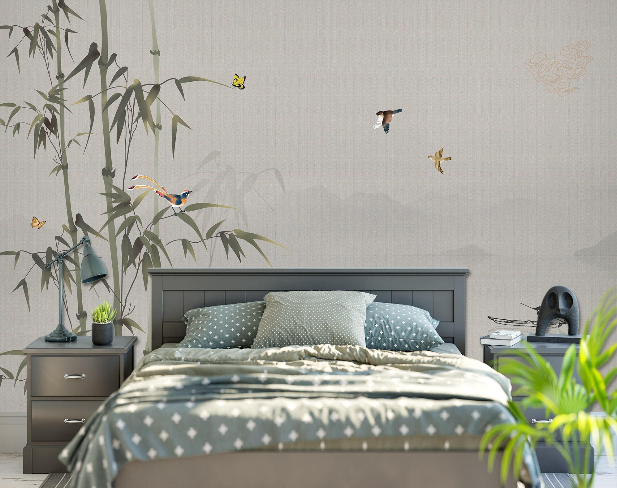 3D Bamboo Forest 1599 Wall Murals