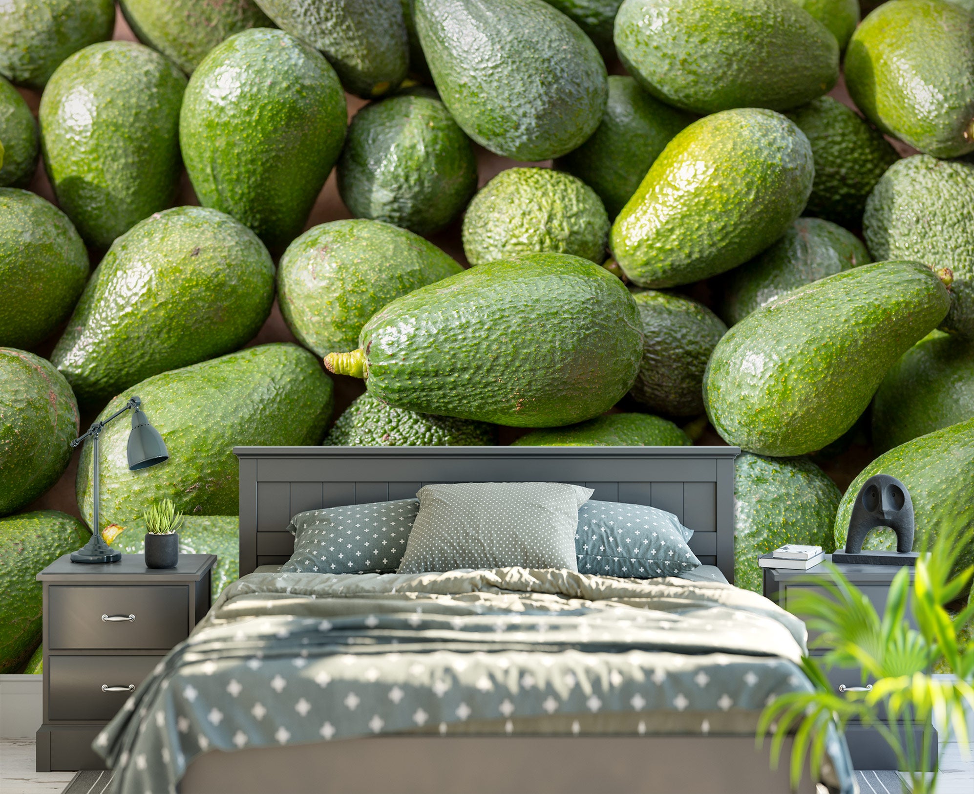 3D Fruit Avocado 6253 Assaf Frank Wall Mural Wall Murals