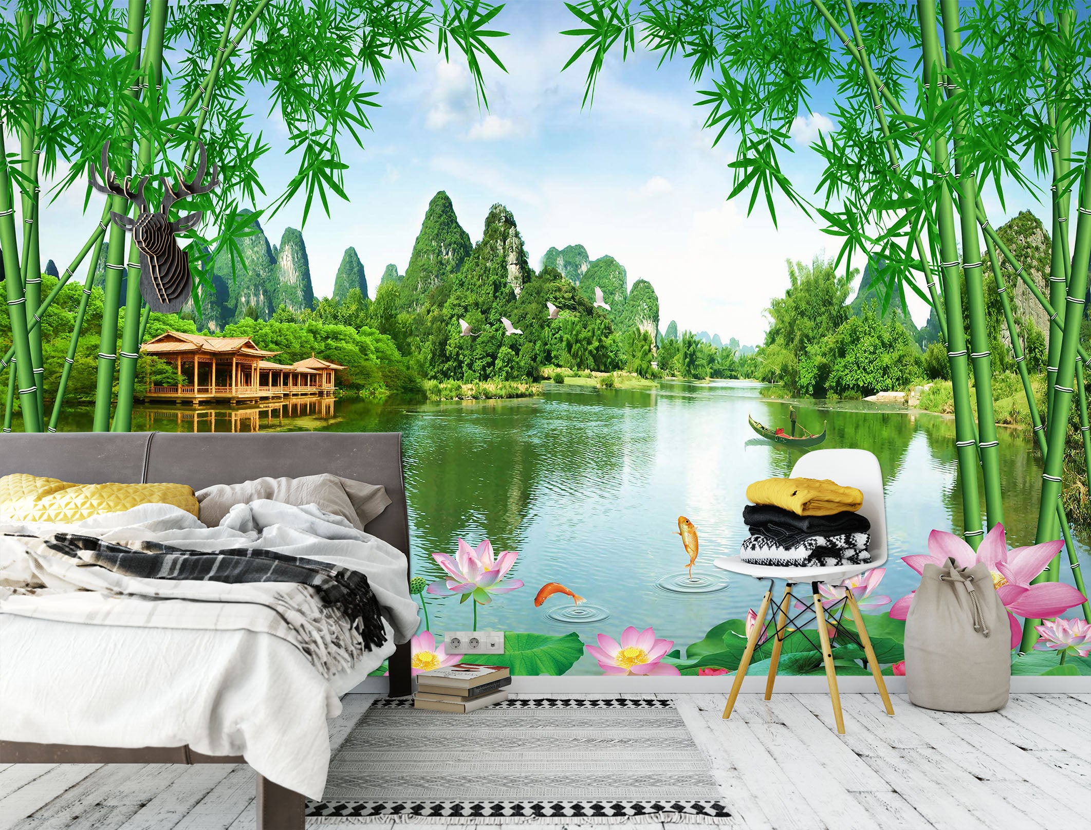 3D Spring Park 1626 Wall Murals