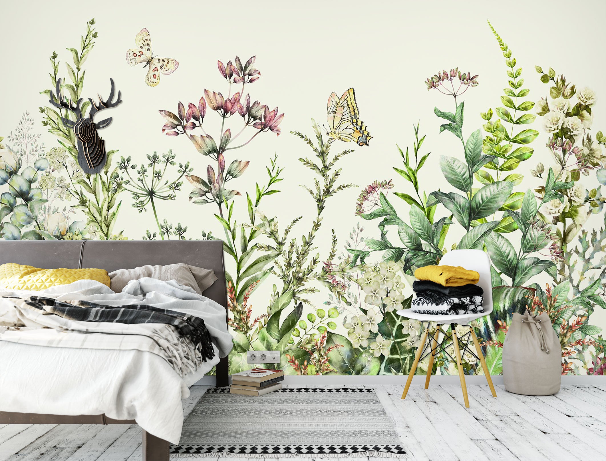 3D Flower 1675 Wall Murals