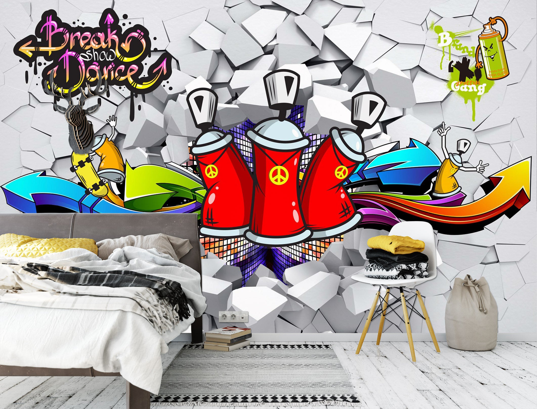 3D Cola Bottle 1615 Wall Murals