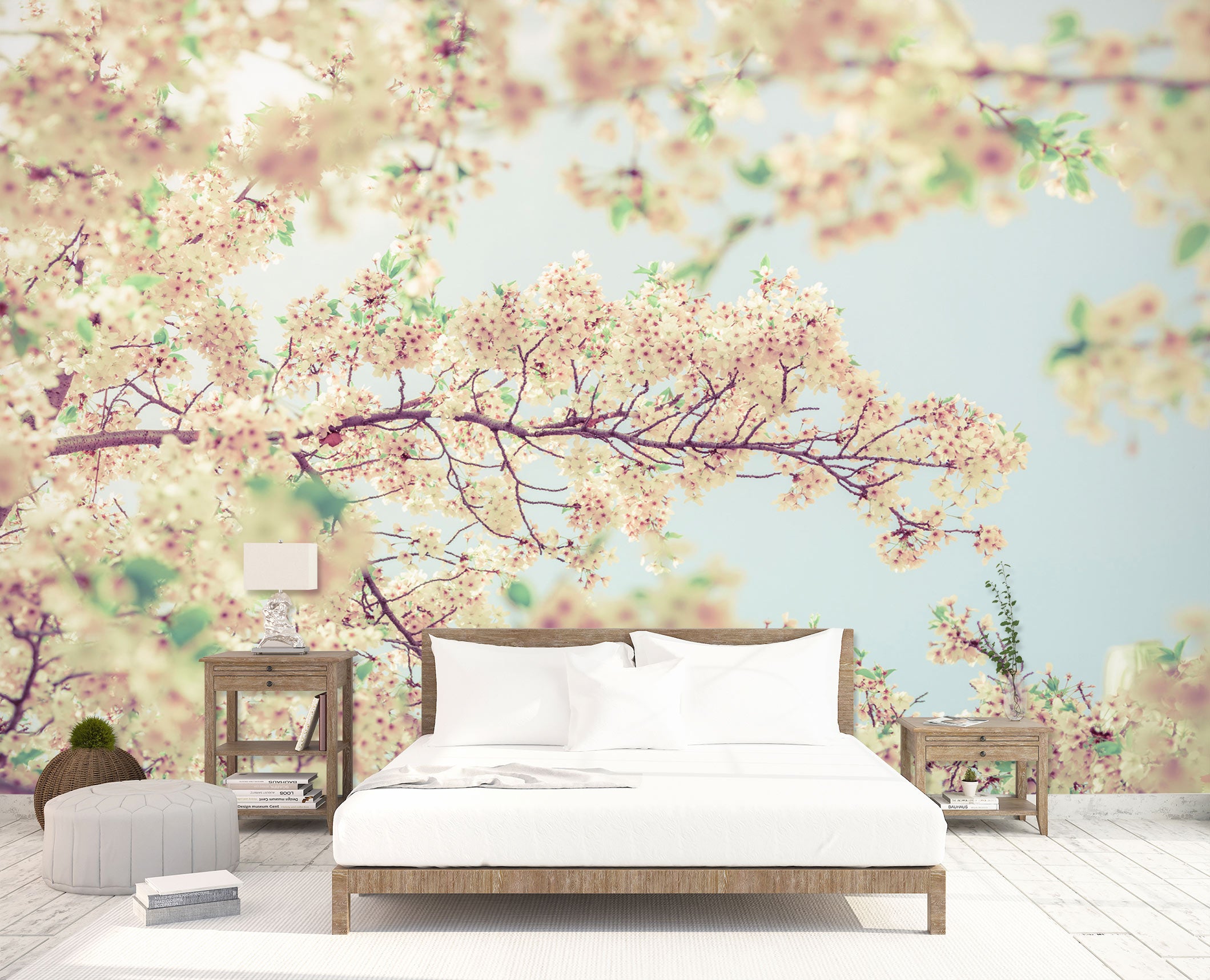 3D Flower Branch 6241 Assaf Frank Wall Mural Wall Murals