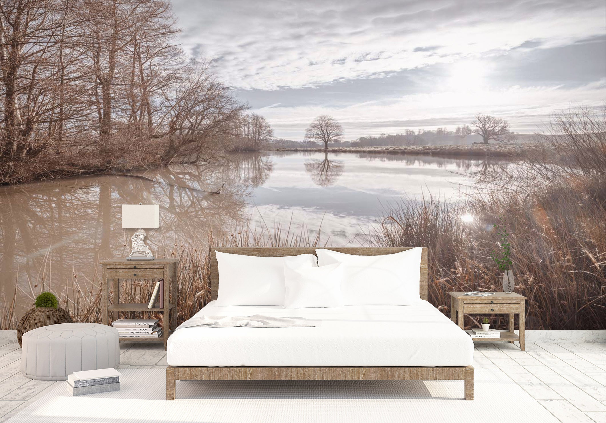 3D River Tree 063 Assaf Frank Wall Mural Wall Murals