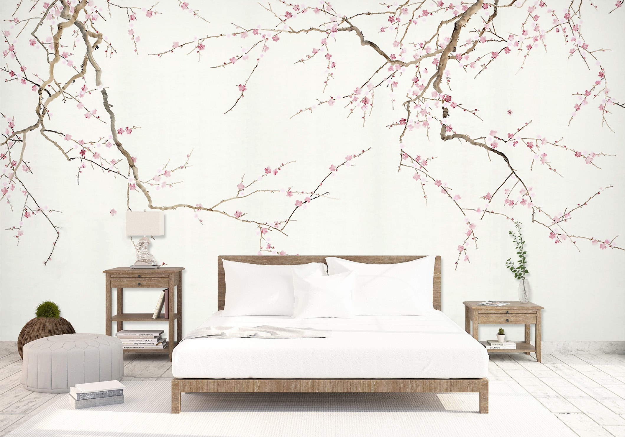 3D Plum Blossom 1727 Wall Murals