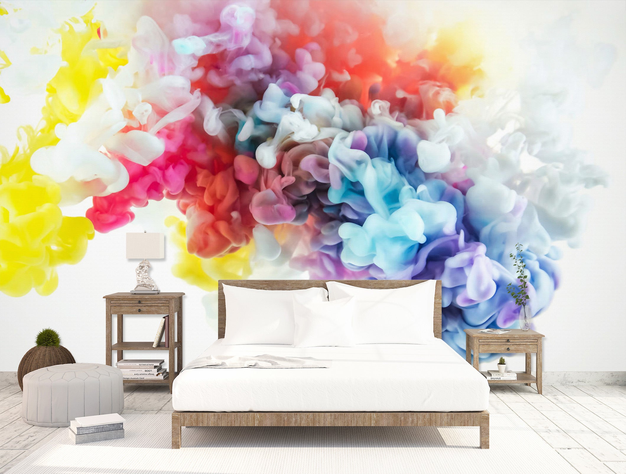 3D Colored Clouds 1689 Wall Murals