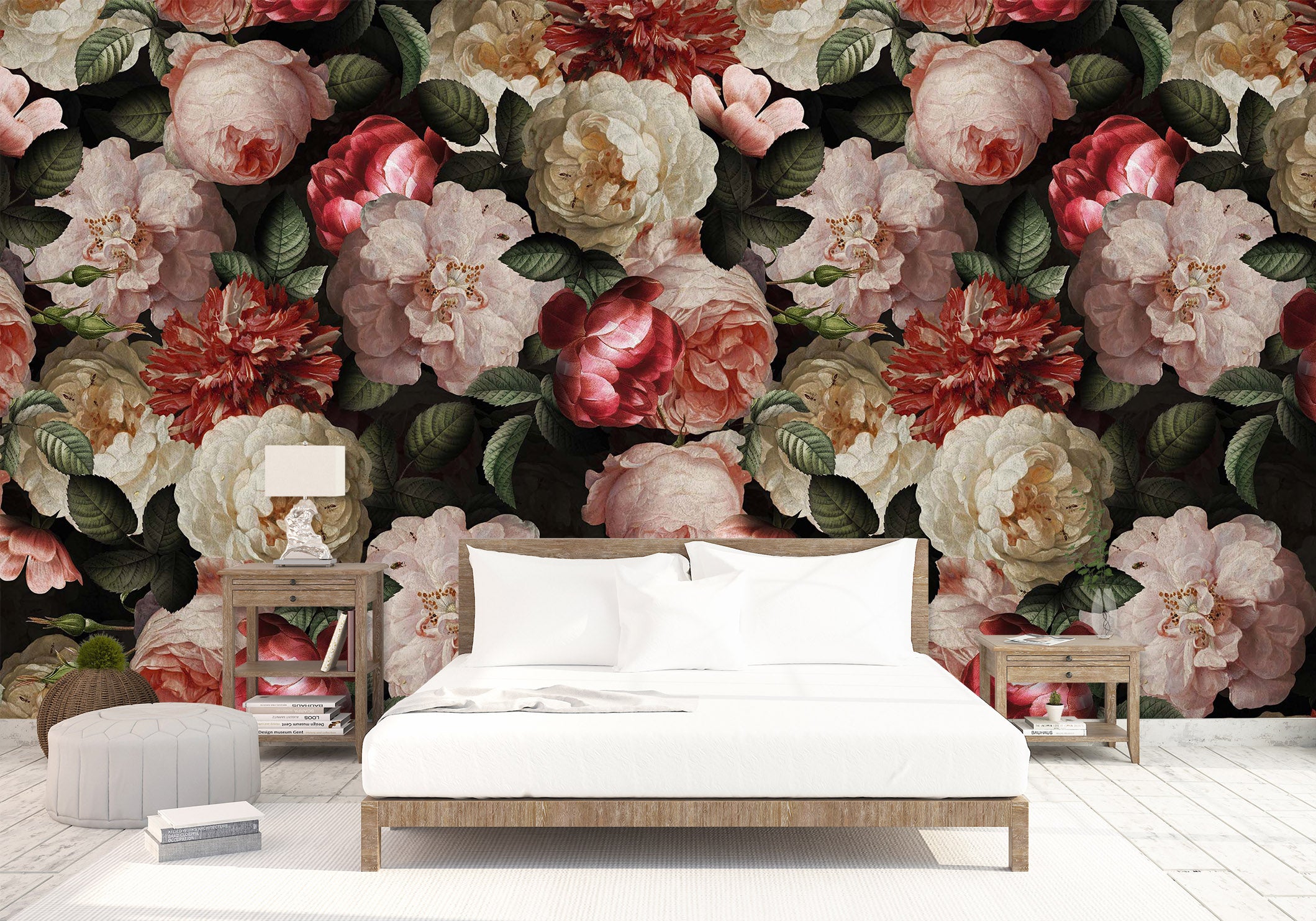 3D Romantic Rose 109 Uta Naumann Wall Mural Wall Murals