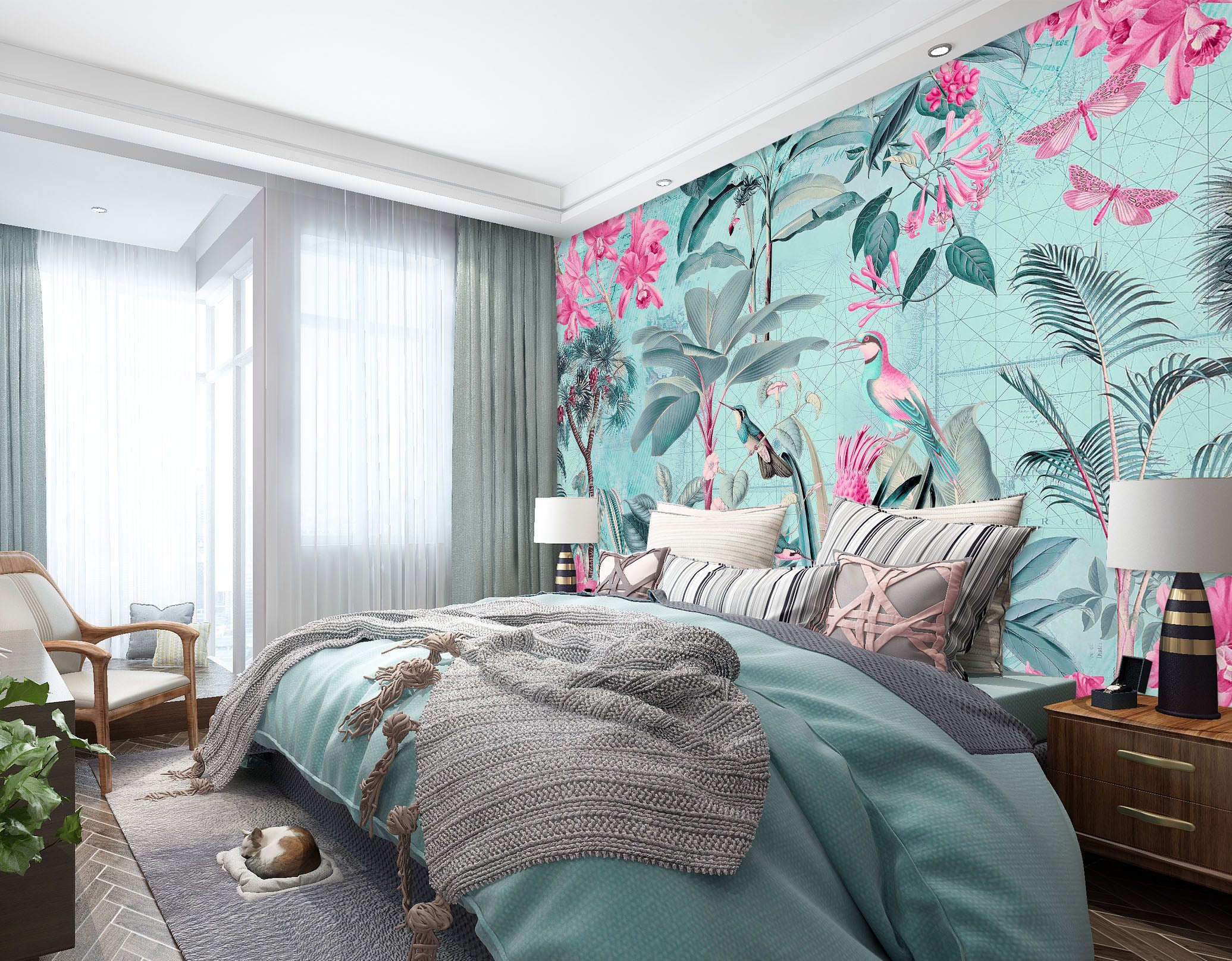 3D Spring Forest 1026 Andrea haase Wall Mural Wall Murals