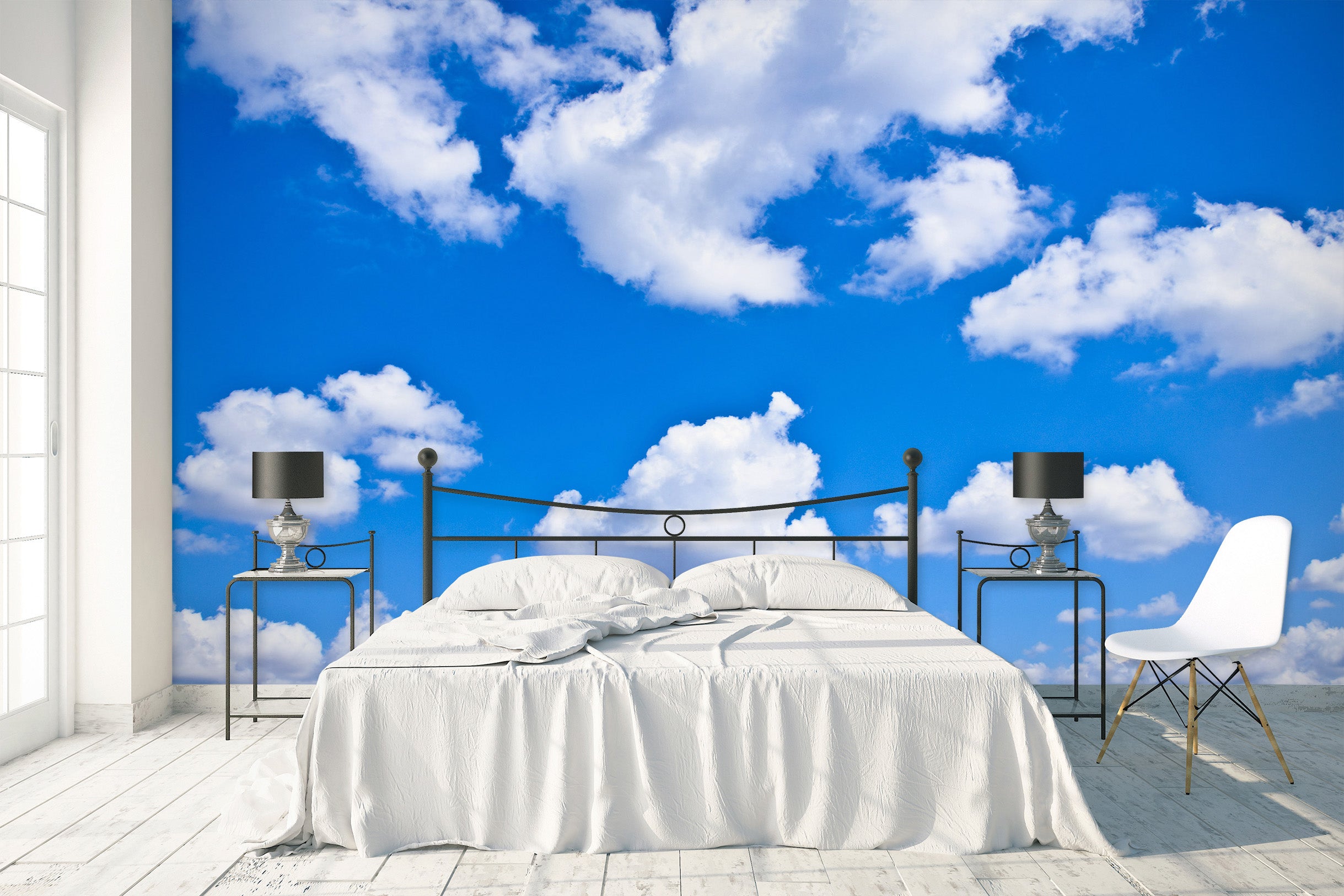 3D Sky White Clouds 1735 Wall Murals