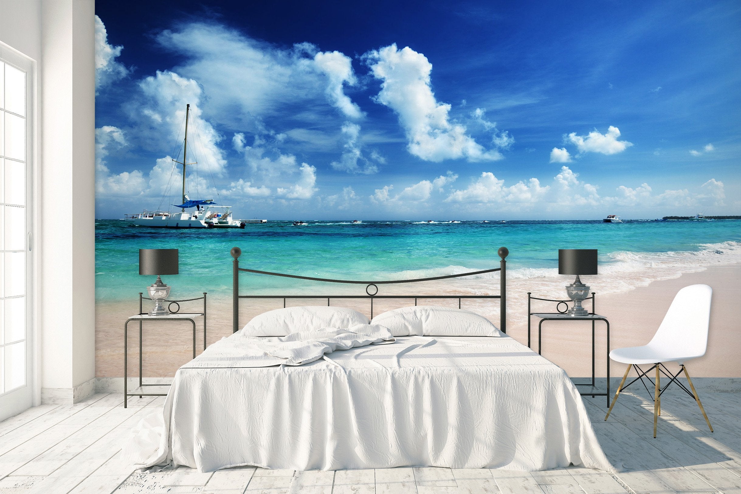 3D Beach Sea 1653 Wall Murals Wallpaper AJ Wallpaper 2