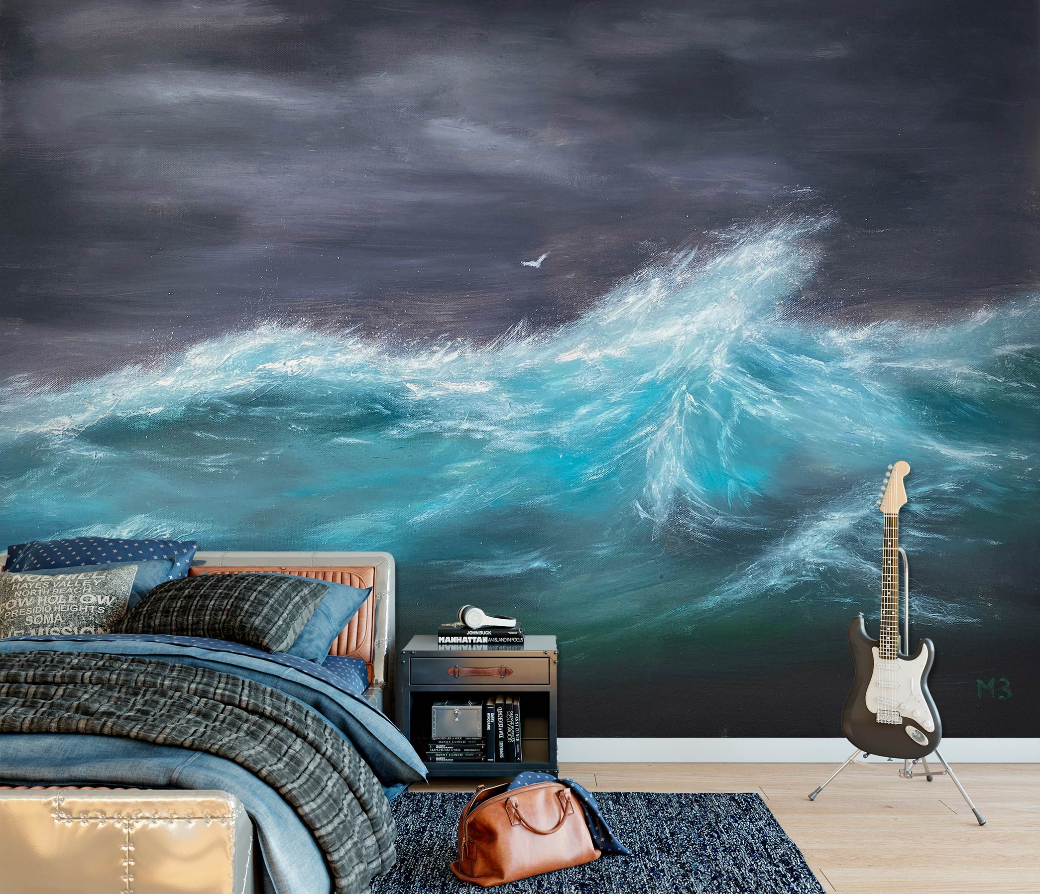 3D Ocean Wave 9814 Marina Zotova Wall Mural Wall Murals