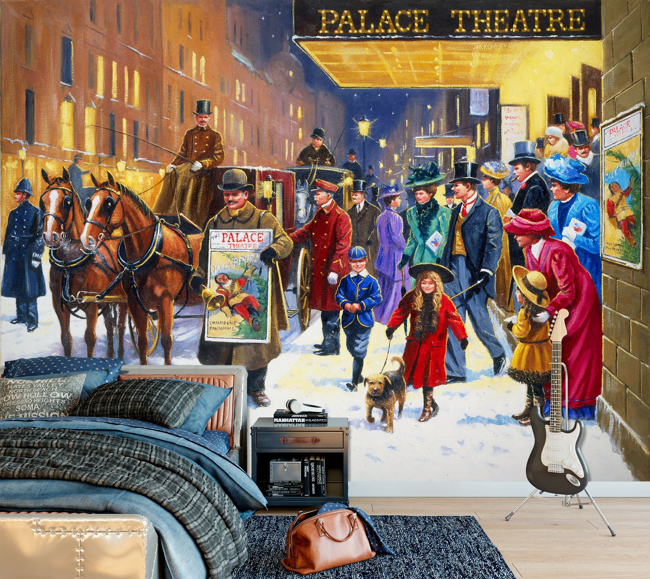 3D Road Pedestrian 109 Kevin Walsh Wall Mural Wall Murals