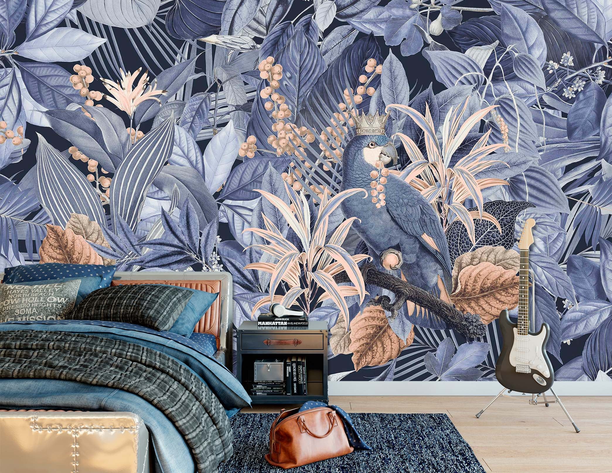 3D Purple Forest 1005 Andrea haase Wall Mural Wall Murals