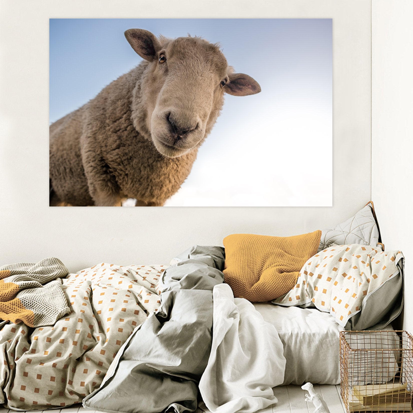 3D Sheep 112 Animal Wall Stickers Wallpaper AJ Wallpaper 2